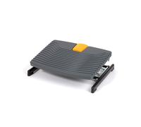 BakkerElkhuizen Pro 959 Repose-Pieds Noir/Gris/Orange, Plastique/Acier, Plateforme 49x40cm, Inclinaison 0-87°, Hauteur réglable 9-37cm, Charge 120kg