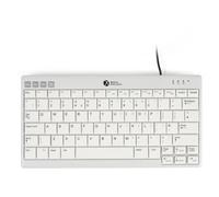 BakkerElkhuizen UltraBoard 950 V2 clavier Bureau USB QWERTY Anglais britannique Gris foncé et Gris clair