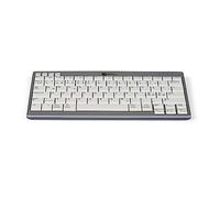 BakkerElkhuizen UltraBoard 950 Wireless, Clavier compact sans fil, disposition scandinave QWERTY, gris clair/blanc