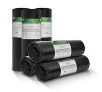 Bakoki Sacs poubelle 160 l - Extrêmement résistants à la déchirure, extra solides, idéaux pour la maison, le jardin et les entreprises - 6 rouleaux de 10 sacs poubelle lourds pour la rénovation et les