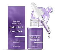 Bakuchiol Serum Visage, Serum Anti Age, serum Hydratant Visage, Contient Acide Hyaluronique Niacinamide et Sérum Vitamine C, Retinol Alternative, Anti-âge, Réduit les Ridules et les Rides-30 ml