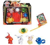 BAKUGAN 3.0 - Battle Pack - Hammerhead, Titanium Dragonoid, Nillious, Bruiser Special Attack et 1 Dragonoid, 2 Anneaux, 1 Carte Lanceur Et 12 Cartes - Collection - Jouet Enfant 6 Ans Et +