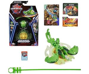 BAKUGAN 3.0 - PACK 1 SPECIAL ATTACK VENTRI - Assemblez Et Personnalisez Votre Bille - 1 Anneau De Combat, 1 Lanceur et 3 Cartes - Collection Jouet - Jouet Enfant 6 Ans Et +