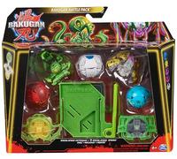 BAKUGAN Battle 5-Pack, Special Attack Octogan, Spidra, Hail, Nillious, Ventri, Figurines articulées Personnalisables Qui tournent, Jouets pour garçons et Filles à partir de 6 Ans