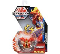 Bakugan Evolutions, Dragonoid (Rouge), True Metal Platinum Series, 2 BakuCores et carte Personnage, jouets pour garçons à partir de 6 ans