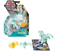 BAKUGAN EVOLUTIONS - PACK 1 : 1 Bille Bakugan Métal, 2 Bakugan Nanogan, 2 Bakucores & 4 Cartes - Nillious Riptide et Chrysalin - Jouet Enfant 6 Ans Et +