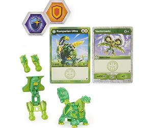 Bakugan Figurine de collection Ultra, Ramparian avec Baku-Gear, Armored Alliance de 7,6 cm de haut