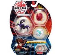 Bakugan Pack De Demarrage 3 Boules : Darkus Kelion (Boule : Rouge Blanche Noir) - Battle Planet - Nouveaute
