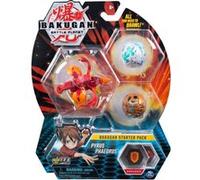 Bakugan pack de demarrage pyrus phaedrus : 3 boules (blanche rouge brune) - battle planet G