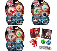 BAKUGAN, Starter Pack 3 personnages, Pyrus Phaedrus, Créatures transformables à collectionner, à partir de 6 ans Multicolore 6045144