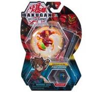 Bakugan ultra : battle planet - pyrus vicerox + carte - boule rouge - figurine deluxe