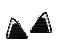 BAKUGO 2 Pièces LED Feux De Jour Feux Antibrouillard DRL Clignotants Jaunes pour Ford Focus 3 MK3 2012-2014,Blanc,