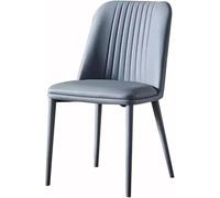 BAKULI Ensemble Chaises Cuisine Salle Manger Tissu Touffeté 1/2/4/6/8 avec Pieds Métal Acier Carbone Meubles Rembourrés Modernes for Salon Décoration Intérieure(B,Set of 1)