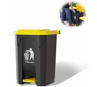 BAKULI Poubelle Résidentielle Commerciale Avec Couvercle Cette Est Équipée D'un Hermétique Particulièrement Adaptée Cuisine Et Salle Bain(100L)