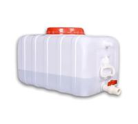 BAKULI Réservoir d'eau Domestique Portable Récipient Stockage d'eau Multifonctionnel Qualité Alimentaire Blanc Voyages Plein Air(80L)