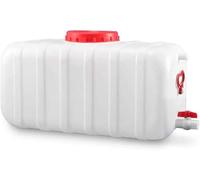 BAKULI Réservoir d'eau Plastique Qualité Alimentaire Portable avec Robinet Camping Randonnée l'escalade Autres Activités Plein Air Facile Transporter(25L)