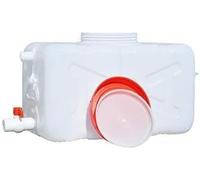 BAKULI Réservoir d'eau Qualité Alimentaire Étanche Et Facile Nettoyer Plastique avec Une Poignée Confortable Idéal for Camping Maison Ferme Activités Plein Air(110L)