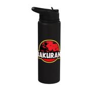 Bakurani Park Retro Sunset Military Gaming Veteran Wardogs Stainless Steel Insulated Water Bottle