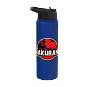 Bakurani Park Retro Sunset Military Gaming Veteran Wardogs Stainless Steel Insulated Water Bottle