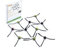 BAKUUM Lot de 10 brosses latérales, brosses, pour iRobot Roomba Combo. Pack de pièces de rechange et accessoires pour robot aspirateur. Brosse pour Roomba