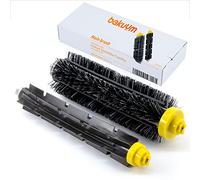 BAKUUM Lot de 2 rouleaux principaux, brosse centrale pour iRobot Roomba série 600 et 700. Brosse pour iRobot Roomba multifonction en poils et silicone