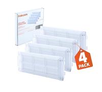 BAKUUM Lot de 4 filtres HEPA pour Xiaomi Mop S12 Filtre pour réservoir d'eau et réservoir à poussière. Veuillez vérifier le modèle avant d'acheter.