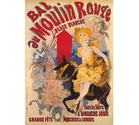 Bal au Moulin Rouge Place Blanche Grand Fete Affiche Art Nouveau A2 356
