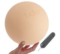 Bala Ballon d'exercice non lesté - Ballon de yoga de 20,3 cm pour barre, étirement, musculation et entraînement de base - Petit ballon de pilates avec mini pompe pour la salle de sport à domicile et