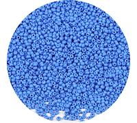 Bala&Fillic 2mm Bleu Couleur Perles de Rocaille 9000pcs/100 Grams in Bag, 12/0 Blue Small Seed Beads for Making Jewelry Earring Bracelets necklace (Blue)