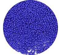 Bala&Fillic 2mm Foncé Bleu Couleur Perles de Rocaille 9000pcs/100 Grams in Bag, 12/0 Dark Blue Small Seed Beads for Making Jewelry Earring Bracelets necklace (Dark Blue)