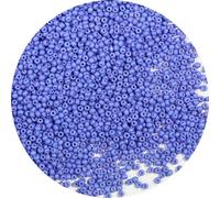 Bala&Fillic 2mm Indigo Bleu Couleur Perles de Rocaille 9000pcs/100 Grams in Bag, 12/0 Indigo Blue Small Seed Beads for Making Jewelry Earring Bracelets necklace (Indigo Blue)