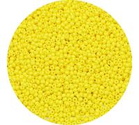 Bala&Fillic 2mm Léger Jaune Couleur Perles de Rocaille 9000pcs/100 Grams in Bag, 12/0 Light Yellow Small Seed Beads for Making Jewelry Earring Bracelets necklace (Light Yellow)