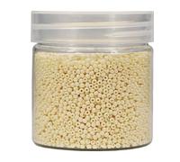 Bala&Fillic 2mm Perles de Rocaille 10000pcs/110 Grammes dans une Boîte 12/0 Petites Beige Couleur Perles de Rocaille pour la Fabrication de Bijoux (Beige)