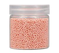 Bala&Fillic 2mm Perles de Rocaille 10000pcs/110 Grammes dans une Boîte 12/0 Petites Clair rose Couleur Perles de Rocaille pour la Fabrication de Bijoux (Clair rose)