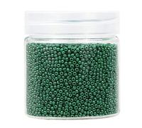Bala&Fillic 2mm Perles de Rocaille 10000pcs/110 Grammes dans une Boîte 12/0 Petites Foncé vert Couleur Perles de Rocaille pour la Fabrication de Bijoux (Foncé vert)