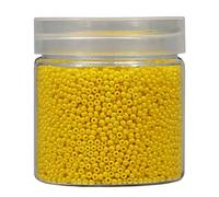 Bala&Fillic 2mm Perles de Rocaille 10000pcs/110 Grammes dans une Boîte 12/0 Petites Jaune Couleur Perles de Rocaille pour la Fabrication de Bijoux (Jaune)