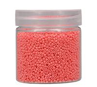 Bala&Fillic 2mm Perles de Rocaille 10000pcs/110 Grammes dans une Boîte 12/0 Petites Peach Couleur Perles de Rocaille pour la Fabrication de Bijoux (Peach)