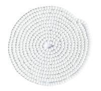 Bala&Fillic 2mm Perles de Rocaille Blanc de Environ 9000 pièces/100g, 12/0 Perles en Verre pour Fabrication de Bracelets et Colliers (Blanc)