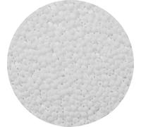 Bala&Fillic 2mm Perles de Rocaille Givré de Environ 9000 pièces/100g, 12/0 Perles en Verre pour Fabrication de Bracelets et Colliers (Givré)