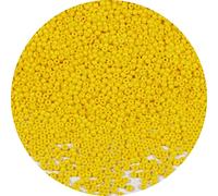Bala&Fillic 2mm Perles de Rocaille Jaune de Environ 9000 pièces/100g, 12/0 Perles en Verre pour Fabrication de Bracelets et Colliers (Jaune)