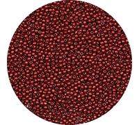 Bala&Fillic 2mm Perles de Rocaille Matte Café de Environ 9000 pièces/100g, 12/0 Perles en Verre pour Fabrication de Bracelets et Colliers (Matte Café)