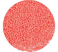 Bala&Fillic 2mm Perles de Rocaille Pêche de Environ 9000 pièces/100g, 12/0 Perles en Verre pour Fabrication de Bracelets et Colliers (Pêche)
