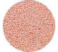 Bala&Fillic 2mm Perles de Rocaille Rose Clair de Environ 9000 pièces/100g, 12/0 Perles en Verre pour Fabrication de Bracelets et Colliers (Rose Clair)
