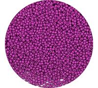 Bala&Fillic 2mm Perles de Rocaille Violet de Environ 9000 pièces/100g, 12/0 Perles en Verre pour Fabrication de Bracelets et Colliers (Violet)