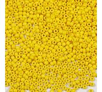 Bala&Fillic perles de rocaille 3mm Banane Jaune couleur, 3600pcs/100Grammes,8/0 perles de verre pour fabrication de bracelets, colliers et boucles d'oreilles (Banane Jaune)