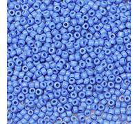 Bala&Fillic perles de rocaille 3mm Bleu couleur, 3600pcs/100Grammes,8/0 perles de verre pour la fabrication de bracelets, colliers et boucles d'oreilles (Bleu)
