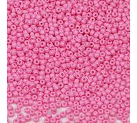 Bala&Fillic perles de rocaille 3mm Clair Rose couleur, 3600pcs/100Grammes,8/0 perles de verre pour la fabrication de bracelets, colliers et boucles d'oreilles (Clair Rose)
