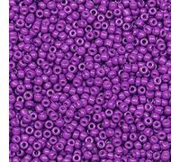 Bala&Fillic perles de rocaille 3mm Dark Violet couleur, 3600pcs/100Grammes,8/0 perles de verre pour la fabrication de bracelets, colliers et boucles d'oreilles (Dark Violet)