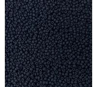 Bala&Fillic perles de rocaille 3mm gommage noire couleur 3600pcs/100Grammes, 8/0 perles de verre pour fabrication de bracelets colliers et boucles d'oreilles (gommage)