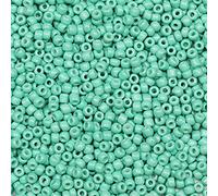 Bala&Fillic perles de rocaille 3mm Turquoise couleur, 3600pcs/100Grammes,8/0 perles de verre pour fabrication de bracelets, colliers et boucles d'oreilles (Turquoise)